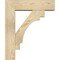 Ekena Millwork Merced Block Rough Sawn Bracket w/ Offset Brace, Douglas Fir, 6"W x 20"D x 24"H BKT0604X20X24MRC05RDF - alternate 4